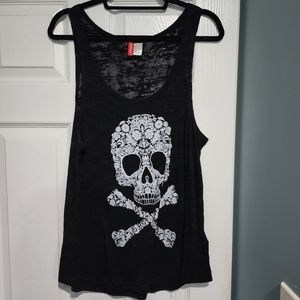 [SOLD] H&M skull L tank top